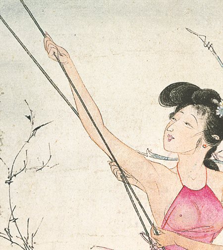 东阳-胡也佛的仕女画和最知名的金瓶梅秘戏图